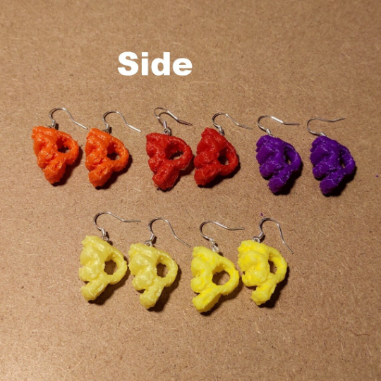 Monster Munch Earrings / All Flavours and Colours Available / Great Girlfriend or Boyfriend Gift / Crisps Snack Jewellery
