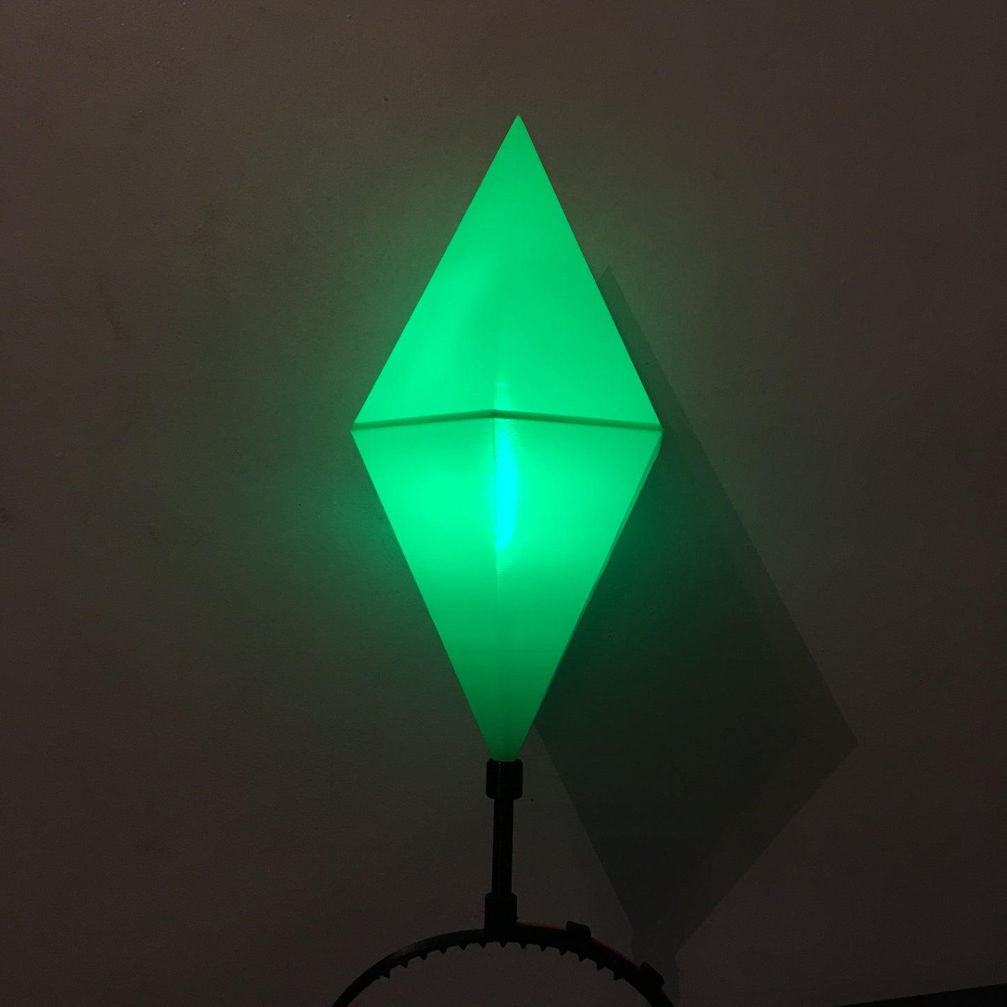 HUGE Sims LED Plumbob Headband / Life Size Light Up Mood Plum Bob Headwear / Sim Costume Hat / The Sims Cosplay / Halloween Comic Con Outfit