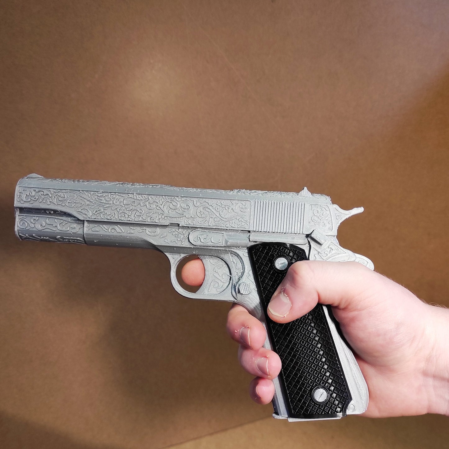 M1911A1 ENGRAVED / Colt 1911 Replica / Battlefield 1 One BF1 / Pre-Order Road To BFV Pack / Soldier Gun Pistol Cosplay Prop / Gamer Gift