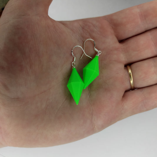 Plumbob Earrings / ALL COLOURS AVAILABLE / The Sims / Accessories / Girlfriend Gift