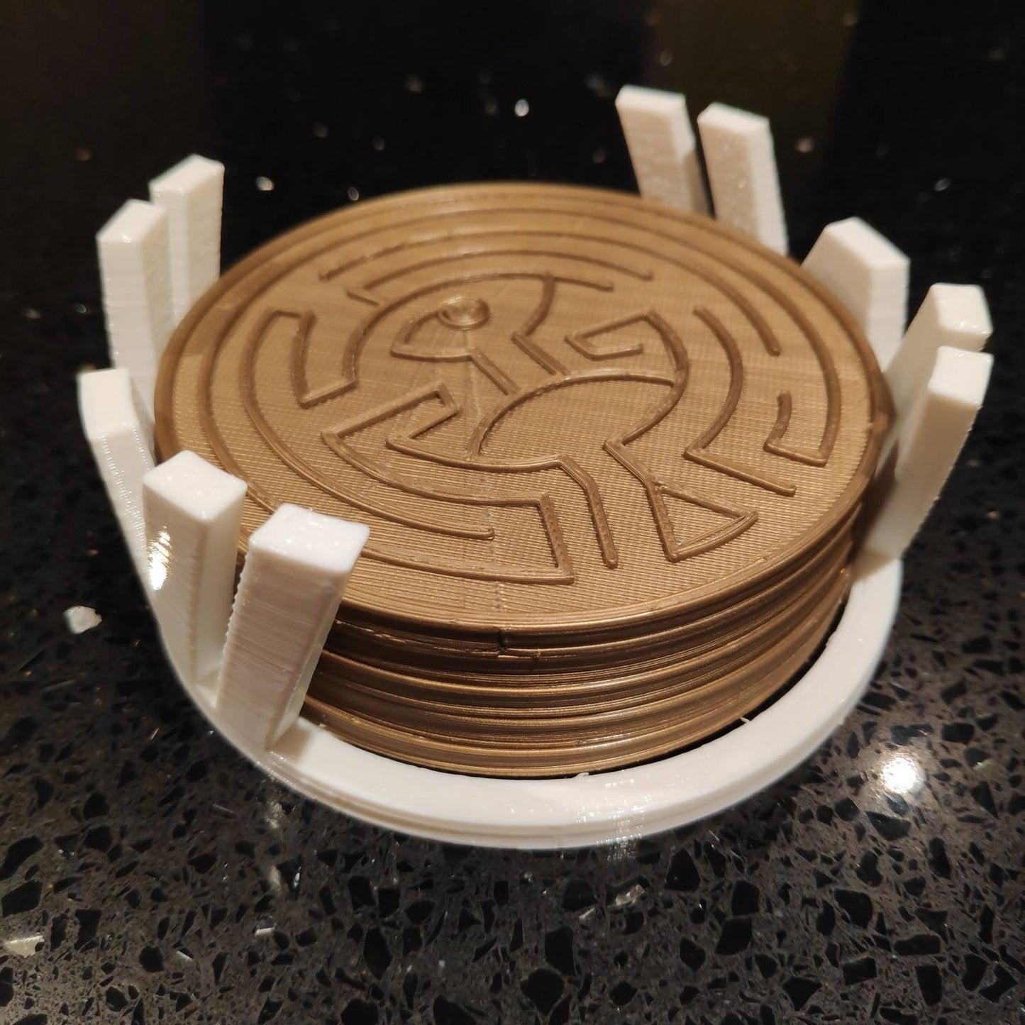Westworld Maze Coaster Set / West World / Fathers Day / Coffee Set / Desk Gift