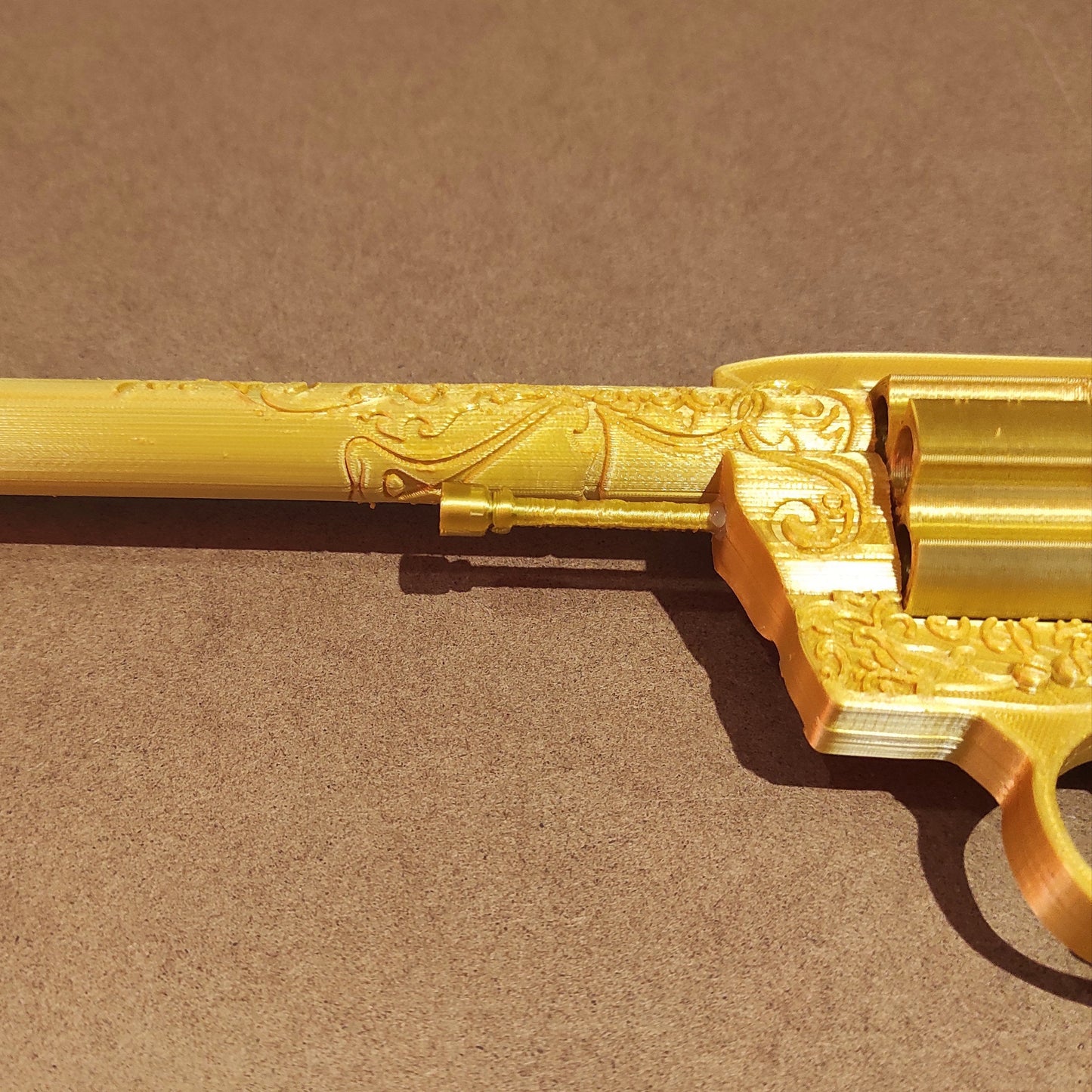 DOUBLE-ACTION Revolver / Golden Colt M1892 Replica / Based On RDR2 & GTA5 / Cowboy Prop Gift Western John Marston Trevor Phillips Cosplay