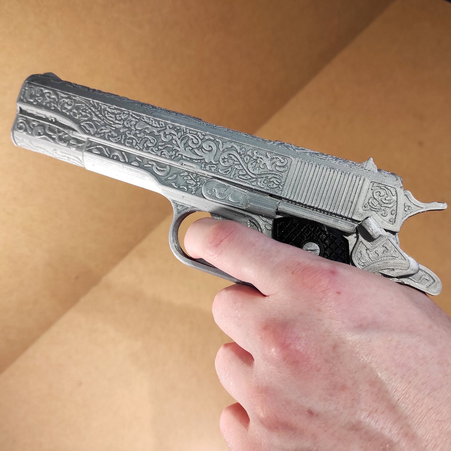 M1911A1 ENGRAVED / Colt 1911 Replica / Battlefield 1 One BF1 / Pre-Order Road To BFV Pack / Soldier Gun Pistol Cosplay Prop / Gamer Gift