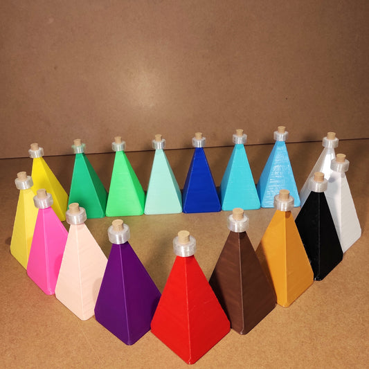 POTIONS and BREWS / OSRS Style Cosplay Accessory / 15 Colours & Types / Boyfriend Nerd Gamer Gift